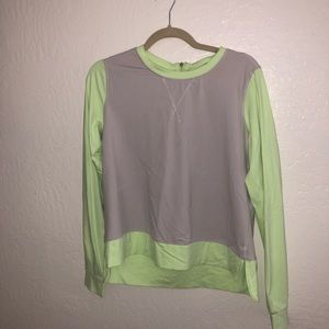 Stretchy lululemon long sleeve workout shirt